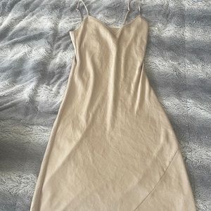 Aritzia Only slip, satin silk dress